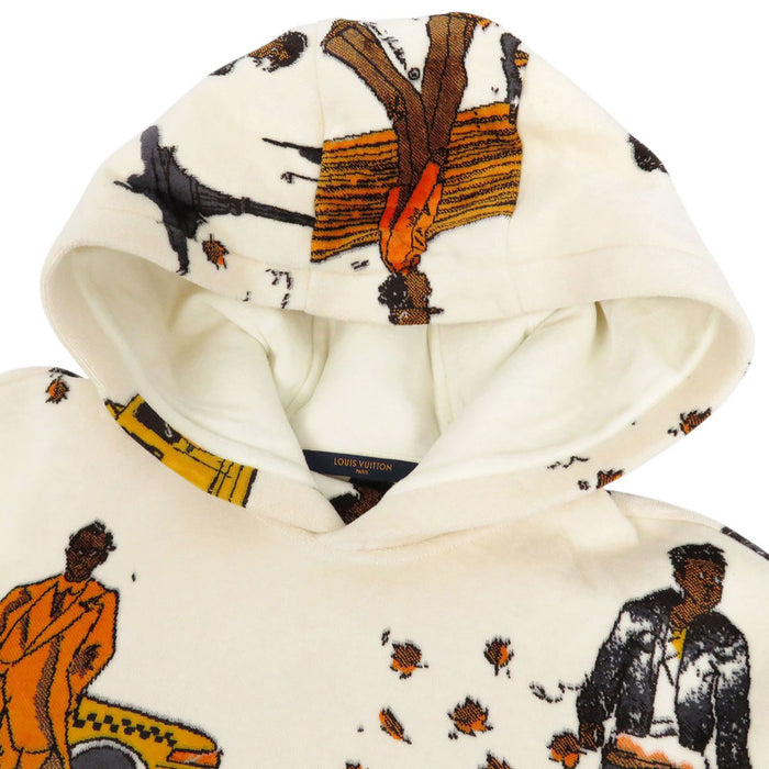 LOUIS VUITTON 
LV 総柄 コットン 
ニューウォーカーズ パイル フーディ