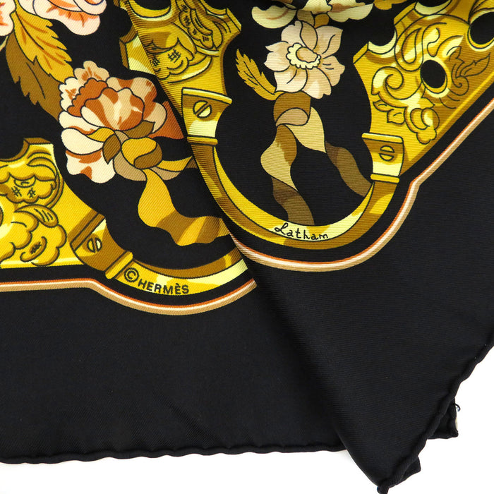 HERMES 
スカーフ 大判 シルク 
カレ 90 Copeaux おがくず