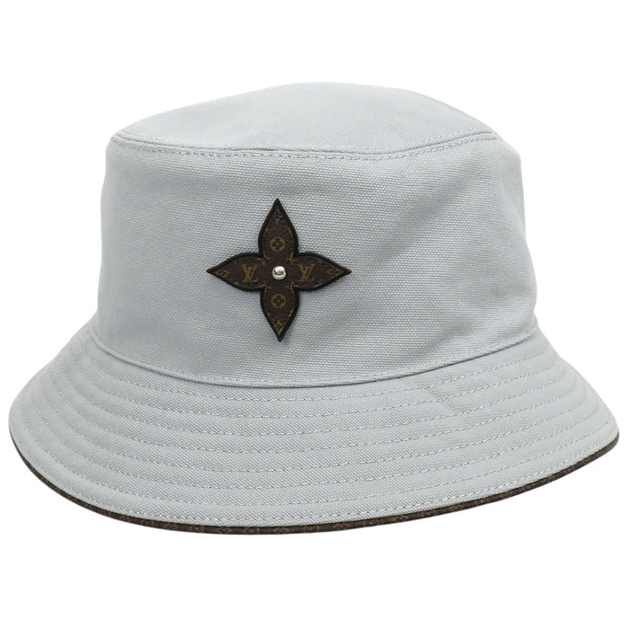 LOUIS VUITTON 
LV Monogram Flower 
Bob On Your Way Bucket Hat 
Monogram
