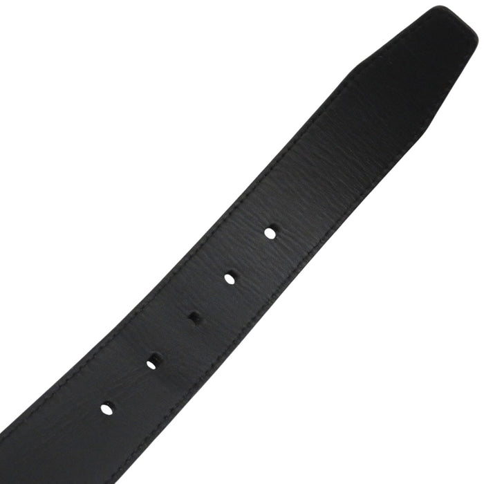 LOUIS VUITTON 
LV ロゴ レザー シルバーカラー金具 
ダミエ アンフィニ ベルト 35MM