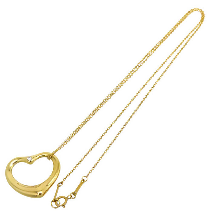 TIFFANY&Co. 
Open Heart Necklace Diamond