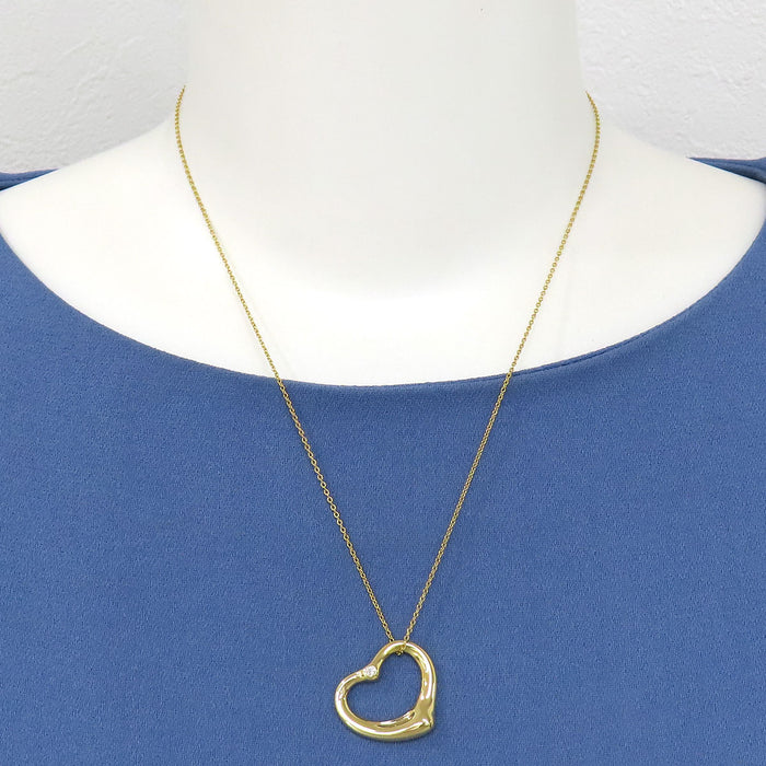 TIFFANY&Co. 
Open Heart Necklace Diamond