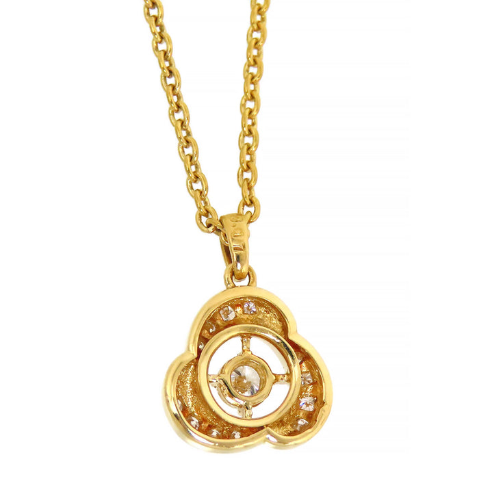 Dior 
フラワー ダイヤモンド ネックレス