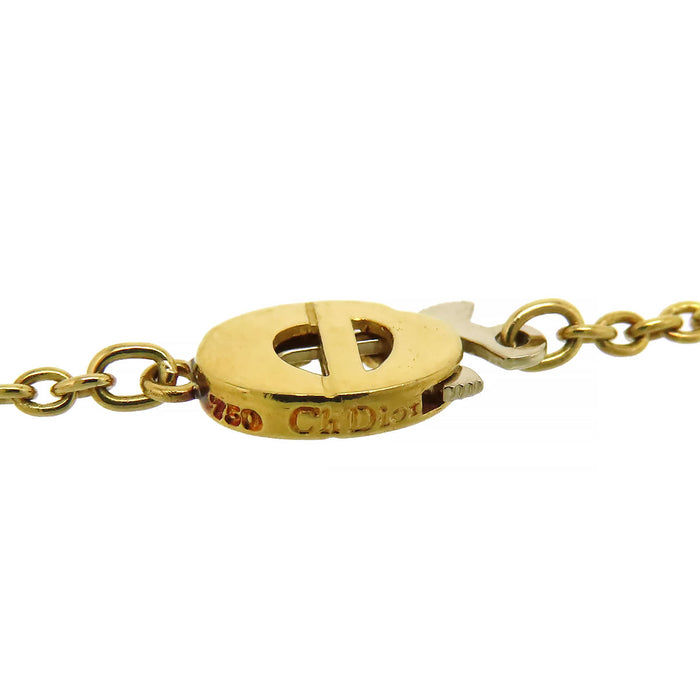 Dior 
フラワー ダイヤモンド ネックレス