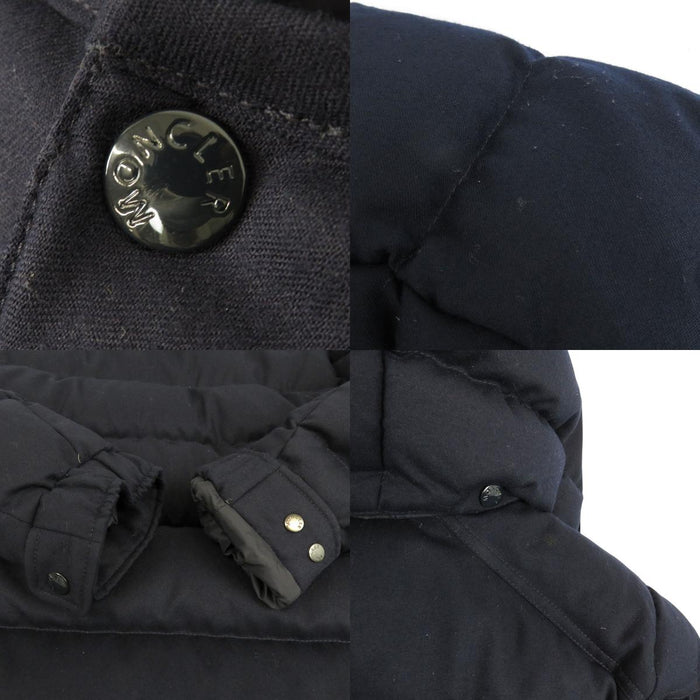 MONCLER 
ワッペン フード ダブルジップ ウール 
MONTGENEVRE モンジュネーブル ダウンジャケット