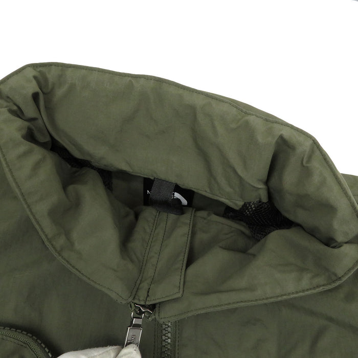 THE NORTH FACE 
ロゴ 刺繍 ハイネック メッシュ ジップアップ ナイロン 
フィールド ユーティリティ ジャケット