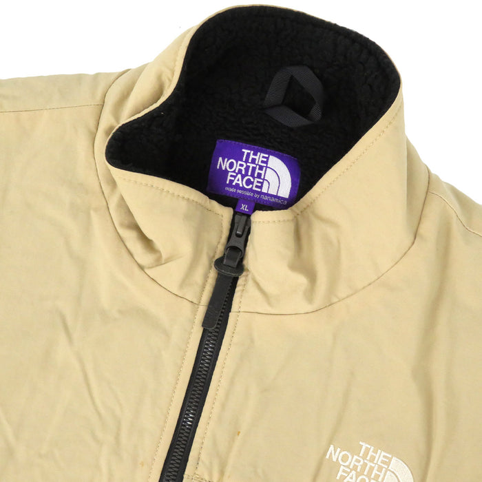 THE NORTH FACE 
Purple Label ロゴ 刺繍 ハイネック ダブルジップ 
パープルレーベル field denali 切替 ボア ジャケット