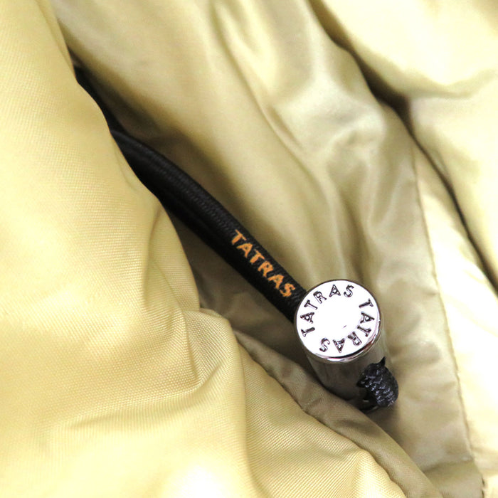 TATRAS 
ロゴ ワッペン ナイロン 
POLITEAMA ポリテアマ ダウンコート