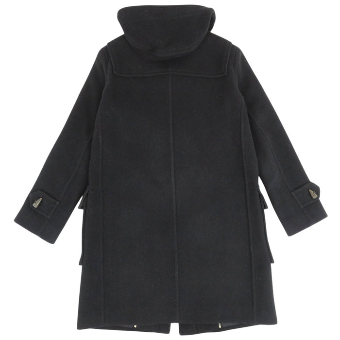BURBERRY 
ロゴボタン フード ウール 
ダッフルコート