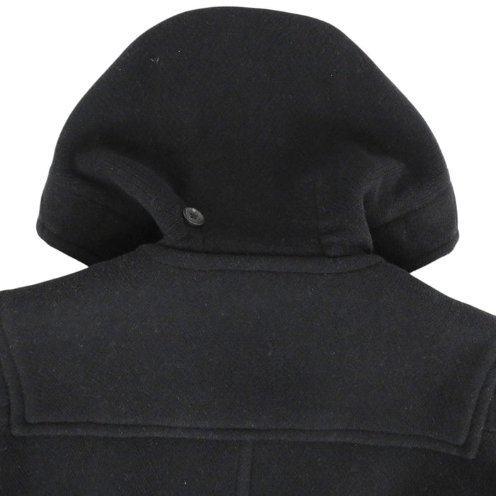 BURBERRY 
ロゴボタン フード ウール 
ダッフルコート