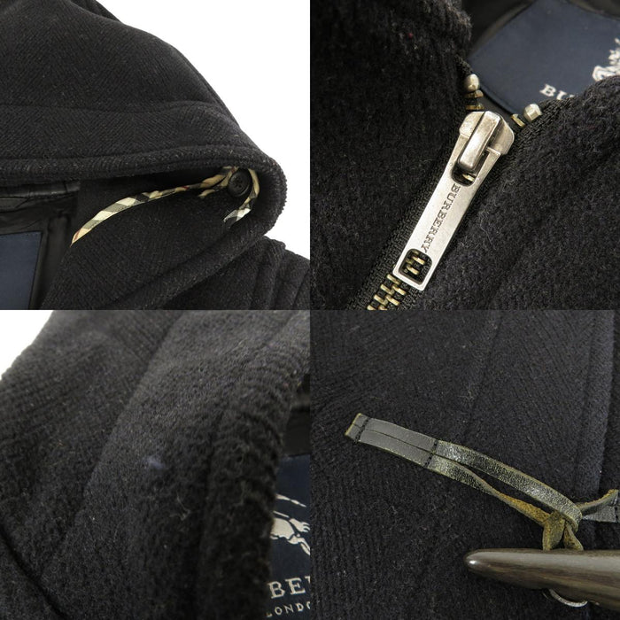 BURBERRY 
ロゴボタン フード ウール 
ダッフルコート