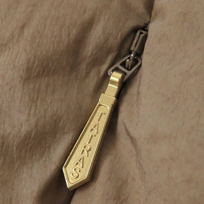 TATRAS 
ロゴ ワッペン ノーカラー ダブルジップ ナイロン 
BREVA ブレヴァ ダウンジャケット