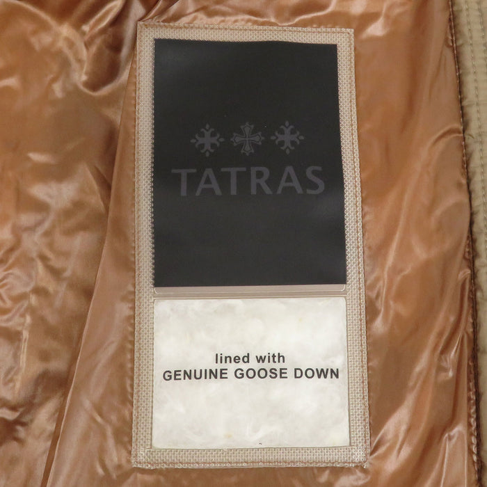 TATRAS 
ロゴ ワッペン ノーカラー ダブルジップ ナイロン 
BREVA ブレヴァ ダウンジャケット