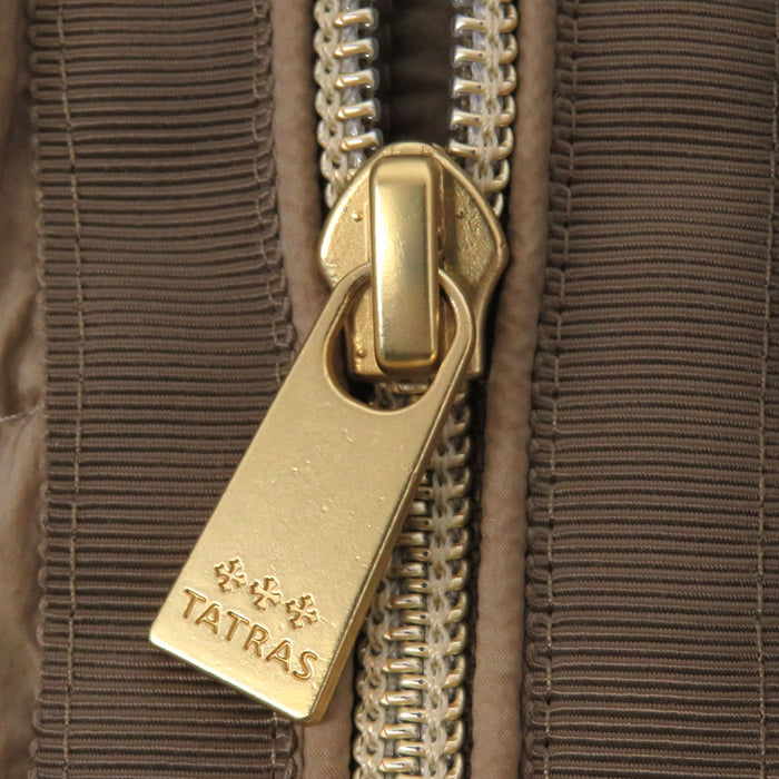 TATRAS 
ロゴ ワッペン ノーカラー ダブルジップ ナイロン 
BREVA ブレヴァ ダウンジャケット