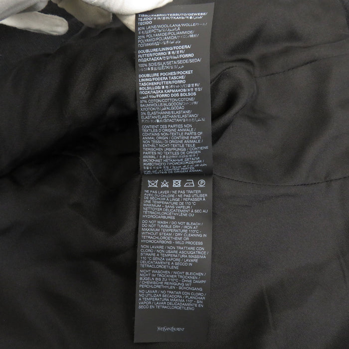 SAINT LAURENT PARIS 
ロゴボタン 
ウール ジャケット