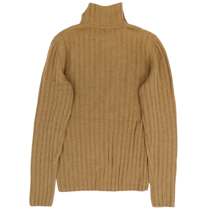 GUCCI 
Dolcevita Interlocking G 
Camel Maglia a coste