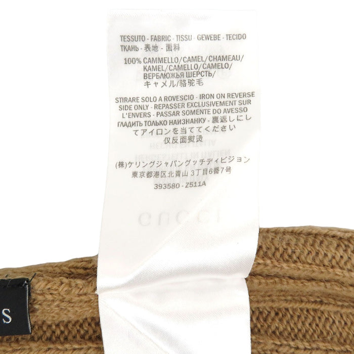 GUCCI 
Dolcevita Interlocking G 
Camel Maglia a coste