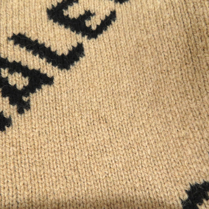 BALENCIAGA 
総柄 ウール 
オールオーバー ロゴ ニット