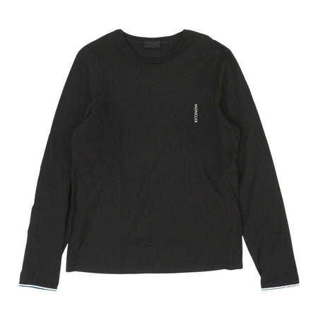 MONCLER 
トリコロール タブ コットン 
MAGLIA GIROCOLLO マグリア ロゴ ロングスリーブ Tシャツ MONCLER -Authentic Pre-owned 長袖Tシャツ by TS Trading Co., Ltd.