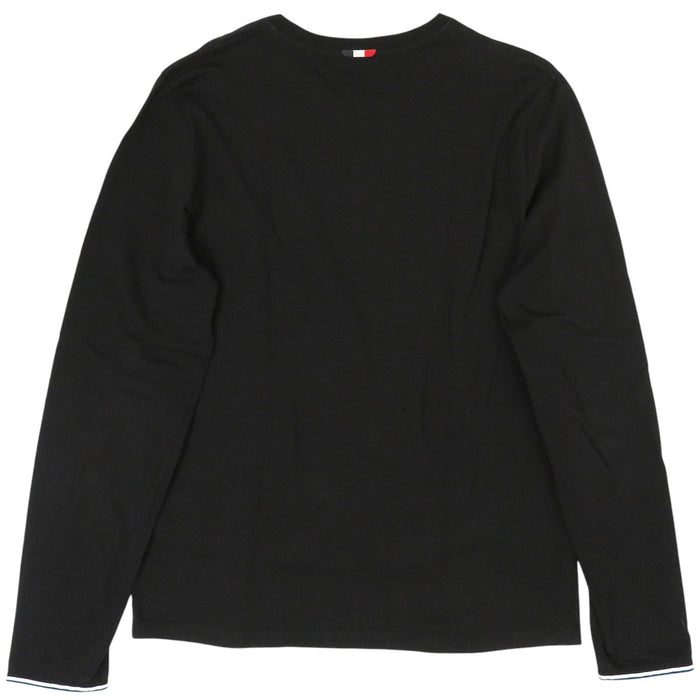 MONCLER 
トリコロール タブ コットン 
MAGLIA GIROCOLLO マグリア ロゴ ロングスリーブ Tシャツ MONCLER -Authentic Pre-owned 長袖Tシャツ by TS Trading Co., Ltd.