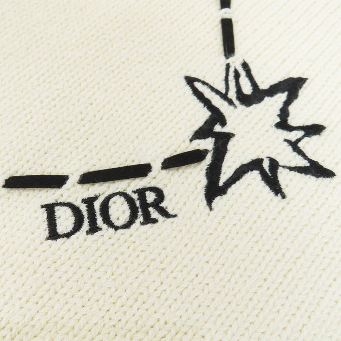Dior 
ハイネック 星座 フリンジ ウール 
ロゴ 刺繍 ニット 
ディオールオム