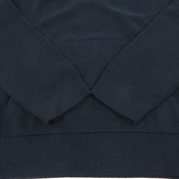 LOUIS VUITTON 
LV ウール コットン 
ショールカラー ニット