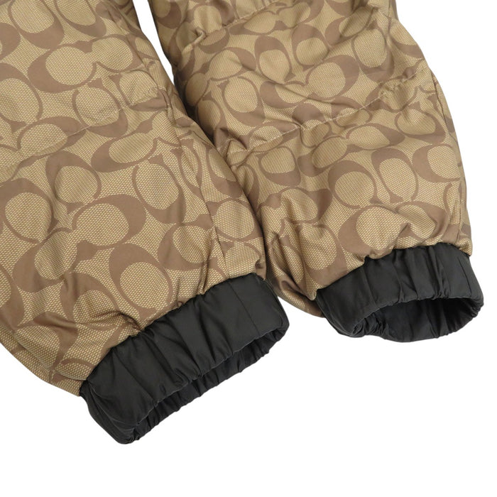 COACH 
ボア 切替 
リバーシブル シェルパ シグネチャー ダウン ジャケット