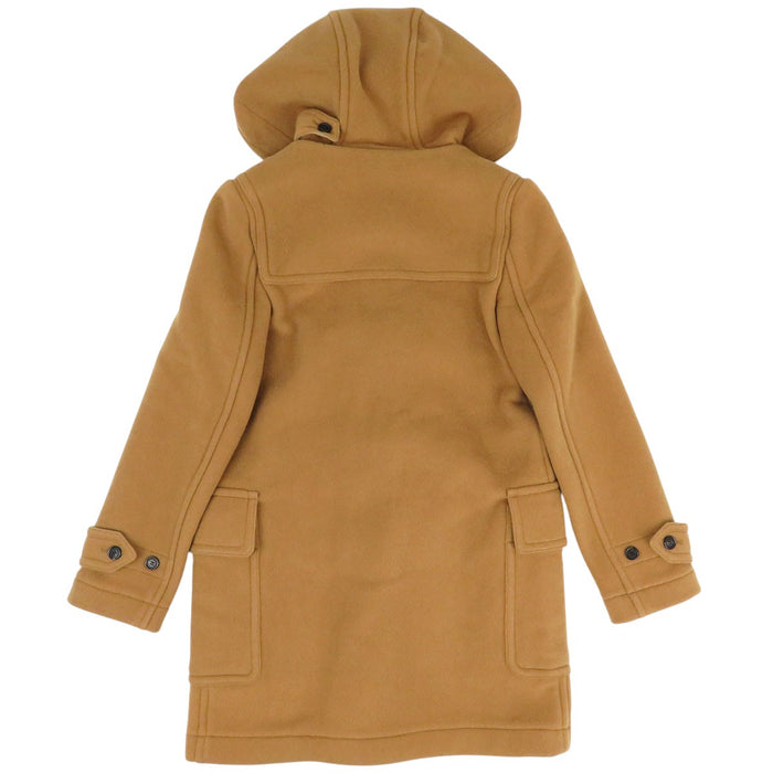 BURBERRY 
チェック ウール レザー 
THE MERSEY ダッフルコート