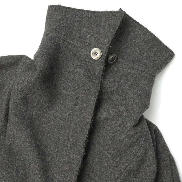 CHANEL 
ロゴボタン 
ウール ロング コート