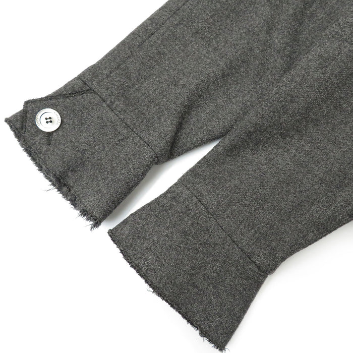 CHANEL 
ロゴボタン 
ウール ロング コート