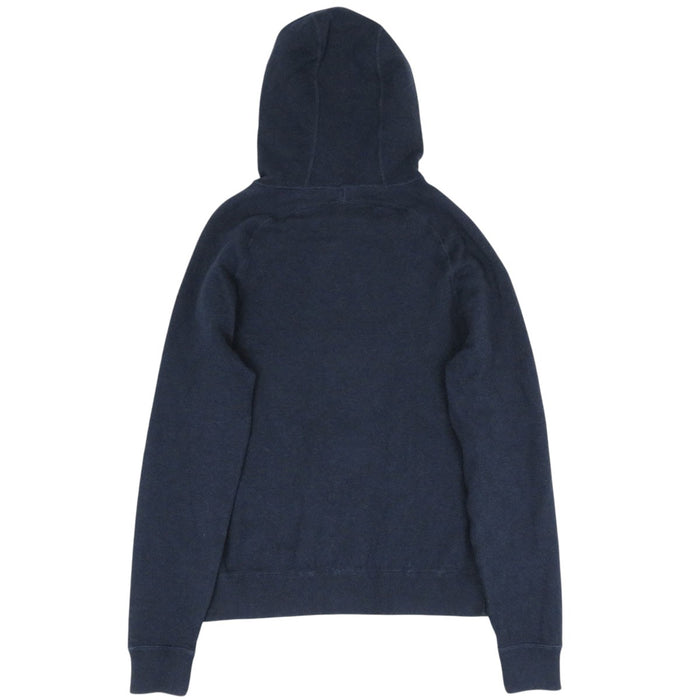 迪奧  
標誌刺繡連帽衛衣 羊絨 棉質  
斜紋拉鍊外套