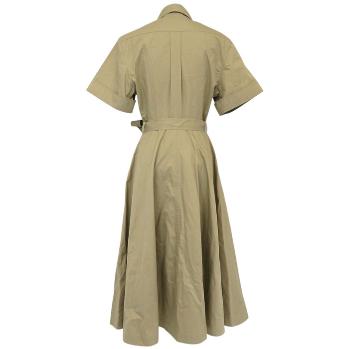 CELINE 
ロゴボタン ベルト コットン 
トリオンフ ハーフスリーブ ベルテッド シャツ ワンピース CELINE -Authentic Pre-owned ワンピース by TS Trading Co., Ltd.