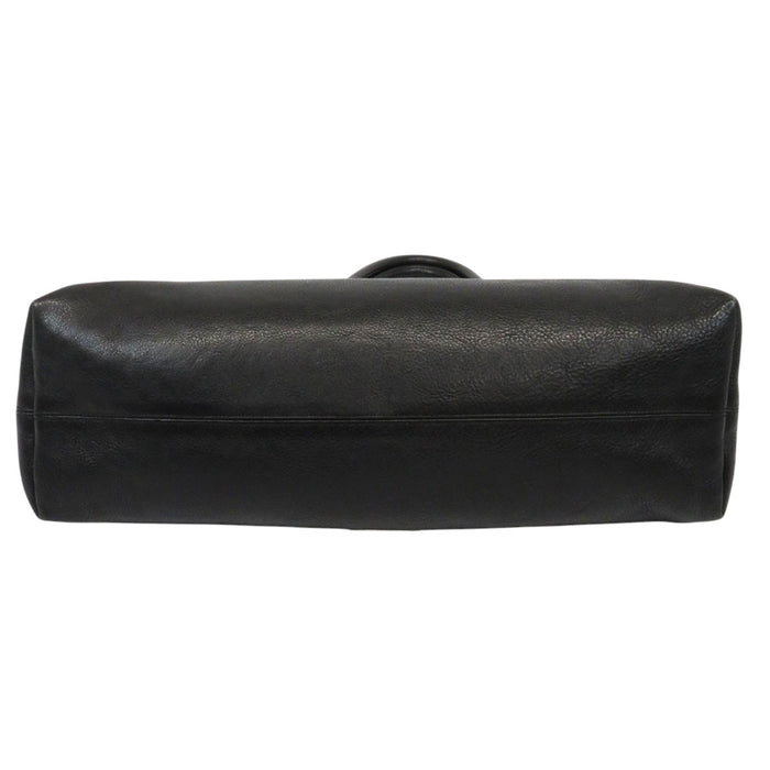 CHROME HEARTS 
CH ダガージップ レザーパッチ スクロールラベル ロゴ シルバー 
3セメタリークロス ダブルスナップ トートバッグ