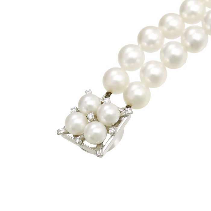 MIKIMOTO 
アコヤ パール 2連 ブレスレット