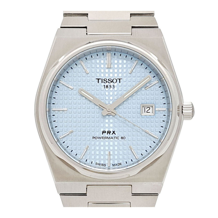 TISSOT 
PRX パワーマティック アイスブルー 
箱ギャラ付