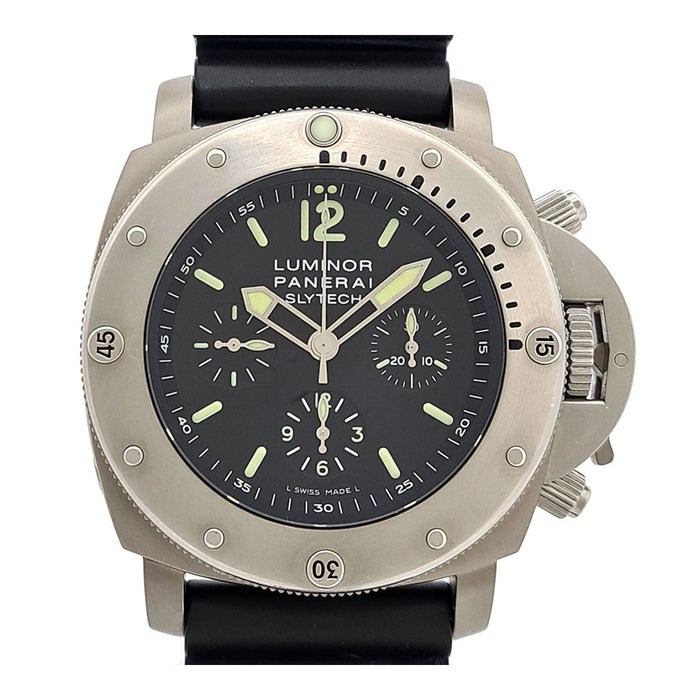 OFFICINE PANERAI 
Luminor 1950 Submersible Flytech Cronografo 1000m 
Con scatola e garanzia