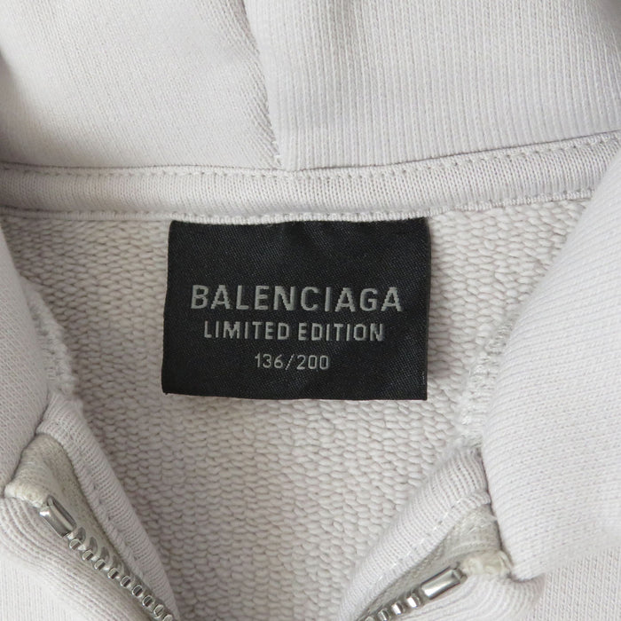 BALENCIAGA 
スウェット フーディ 
Music BFRND SERIES コラボ ジップアップ パーカー
