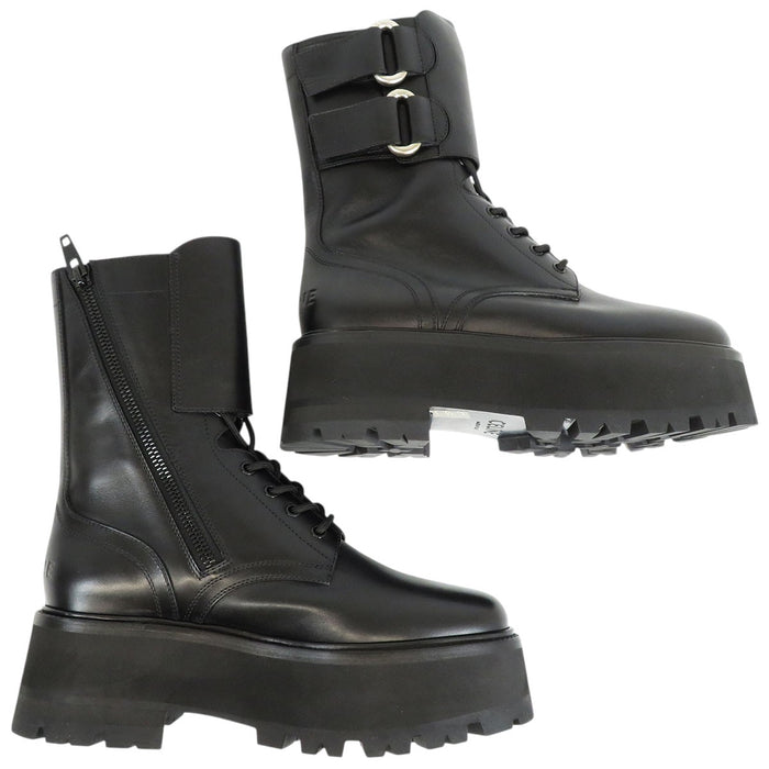 CELINE 
BULKY MAXX SHINY BULL ロゴ ベルト 厚底 2023年製 
バルキー マックス レースアップ ブーツ