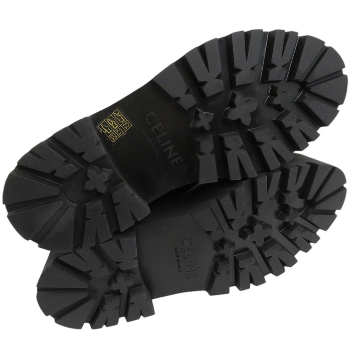 CELINE 
BULKY MAXX SHINY BULL ロゴ ベルト 厚底 2023年製 
バルキー マックス レースアップ ブーツ