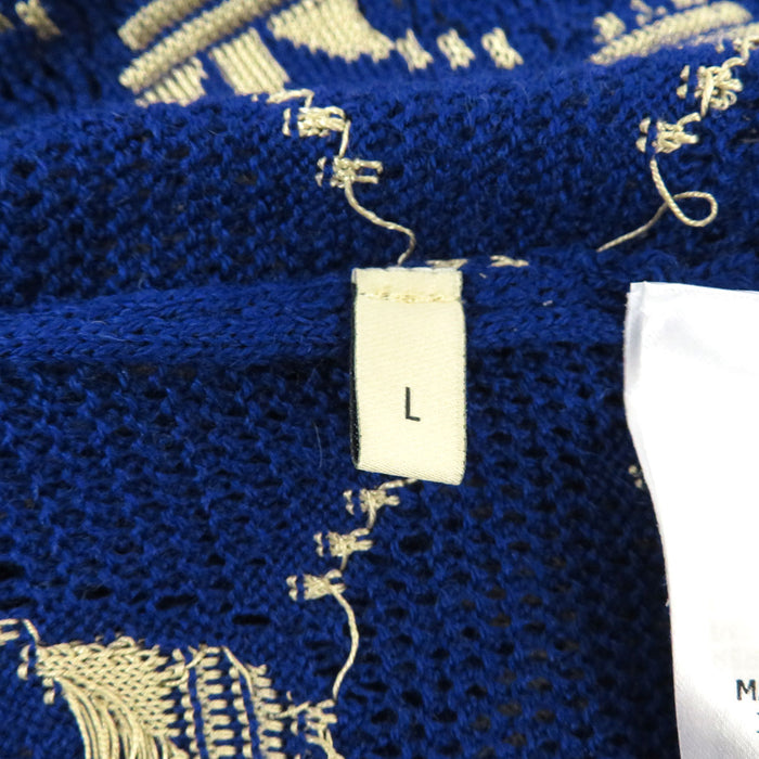 GUCCI 
adidas ロゴ Vネック メッシュ ニット アクリル混 ウール混 
アディダス コラボ GG トレフォイル カーディガン