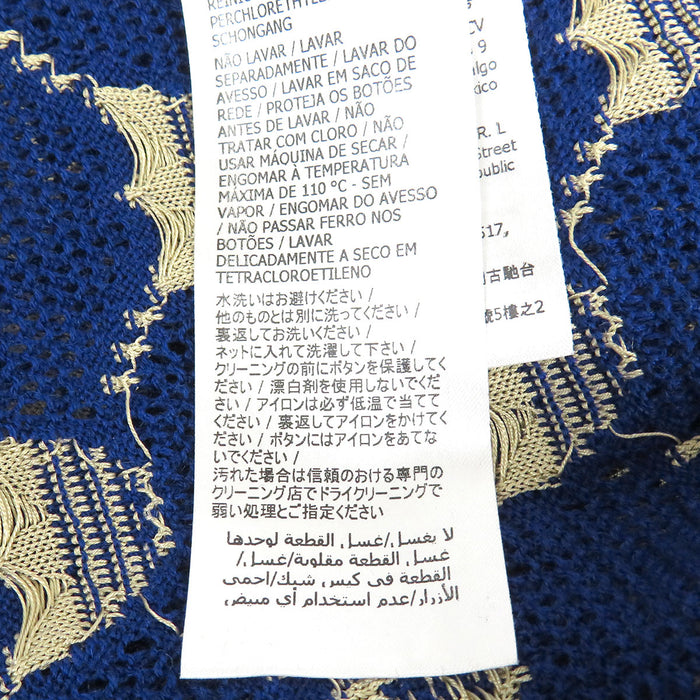 GUCCI 
adidas ロゴ Vネック メッシュ ニット アクリル混 ウール混 
アディダス コラボ GG トレフォイル カーディガン