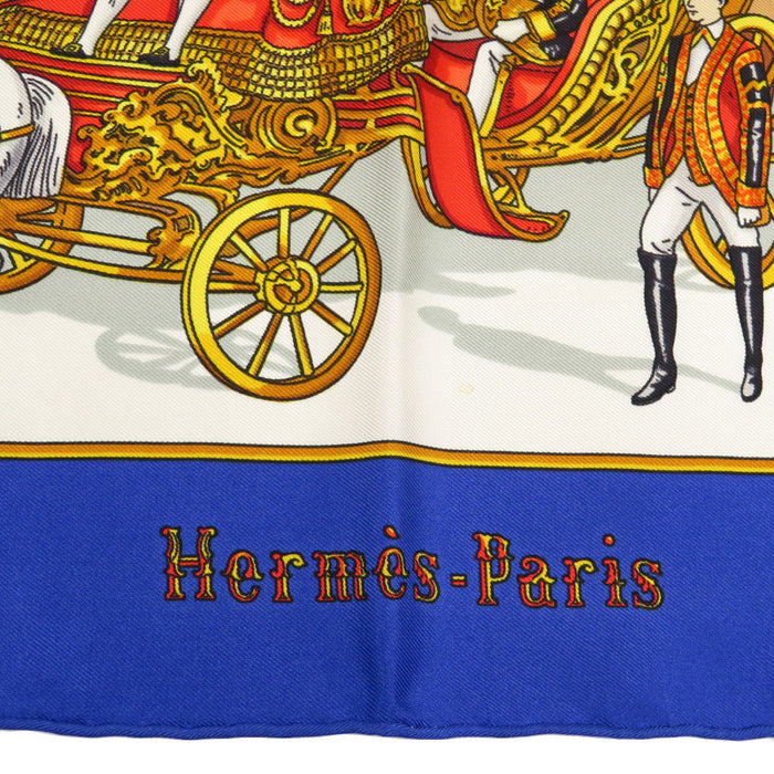 HERMES 
スカーフ 大判 シルク 
カレ 90 GRAND CORTEGE A MOSCOU モスクワ大行進