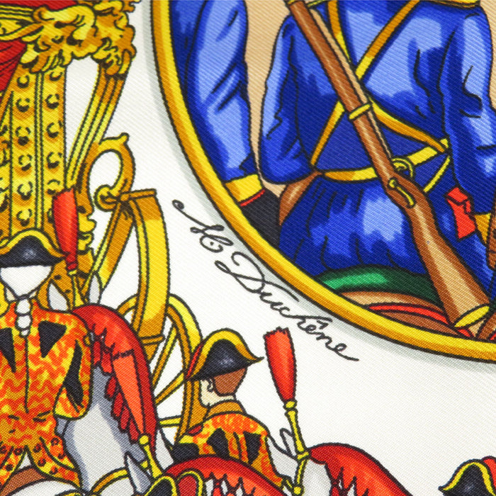 HERMES 
スカーフ 大判 シルク 
カレ 90 GRAND CORTEGE A MOSCOU モスクワ大行進