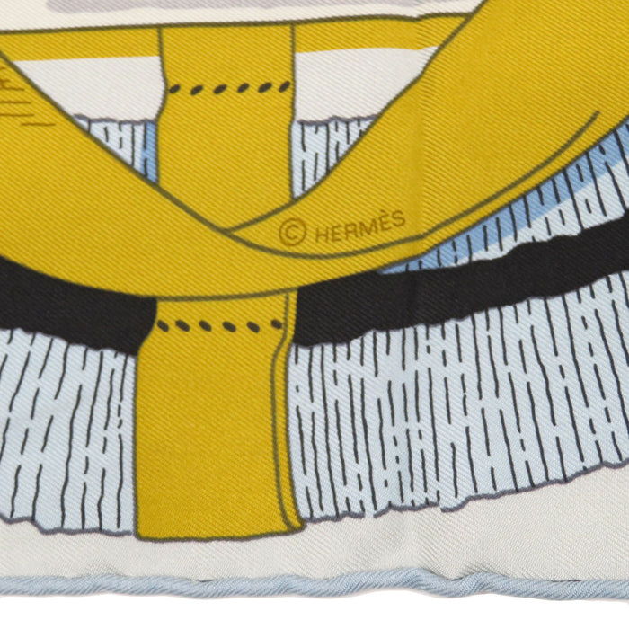 HERMES 
スカーフ 大判 シルク 
カレ 90 Mors a Jouets 馬銜