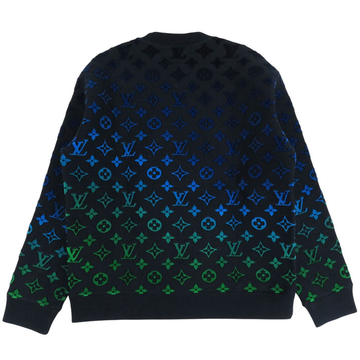 LOUIS VUITTON 
LV ロゴ 総柄 コットン RM2221M I06 HMY12W 2022年製 
モノグラム グラディエント スウェット