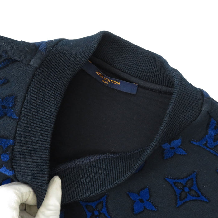 LOUIS VUITTON 
LV ロゴ 総柄 コットン RM2221M I06 HMY12W 2022年製 
モノグラム グラディエント スウェット