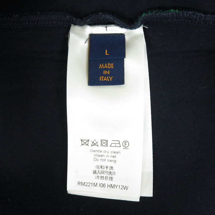 路易威登  
LV 标志 全图案 棉质 RM2221M I06 HMY12W 2022年制造  
渐变花纹 运动衫