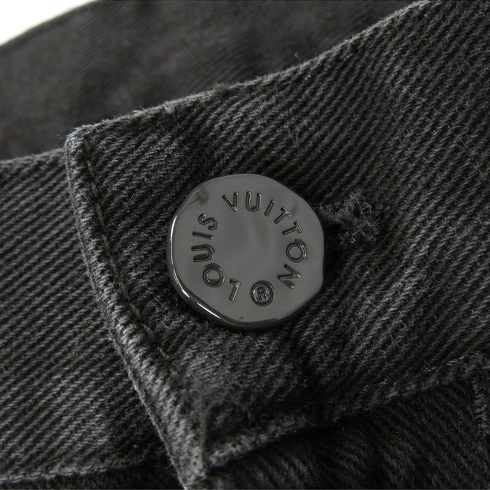 LOUIS VUITTON 
SLIM LV ロゴ コットン HHD81WRDH 
スリムフィット デニムパンツ