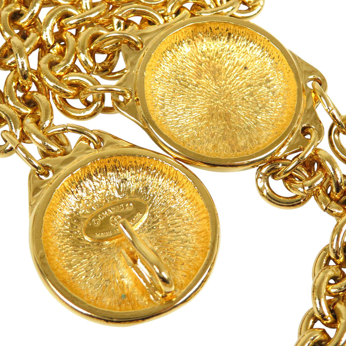 CHANEL 
COCO CC ロゴ 2連 31 rue cambon ゴールドカラーメタル 
ココマーク ヴィンテージ チェーンベルト