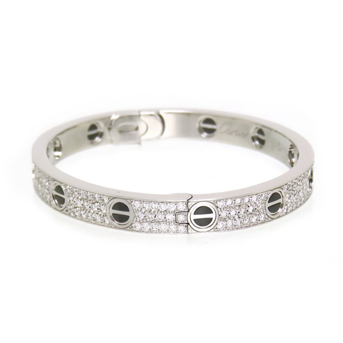 CARTIER 
ラブ ブレスレット パヴェダイヤモンド